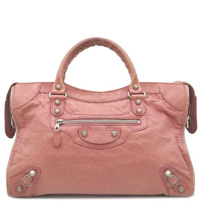 バレンシアガ ラフィア トートバッグ 編み込み 革 シティ ミラー付 ロゴ型押し バレンシアガ「ル カゴール バスケット」“ハート型ミラー付き”ラフィア