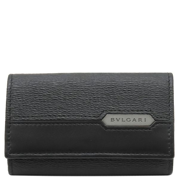 ブルガリ カードケース メンズ ブルガリブルガリ マン レザー ブラック
