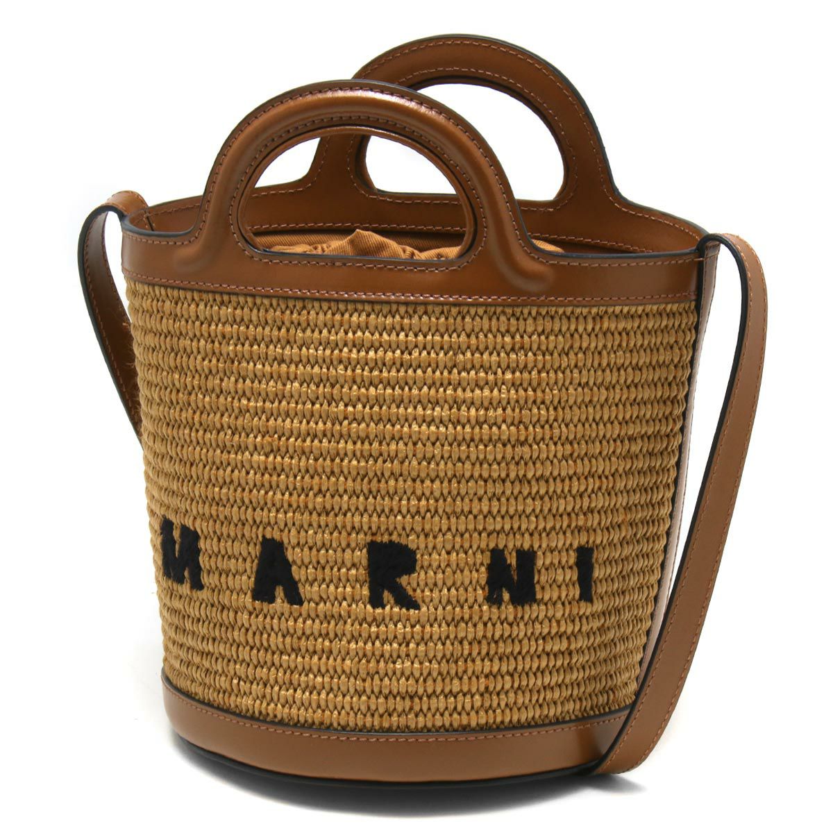 ポイント2倍 希少！！MARNI かごバッグ ローシェンナブラウン