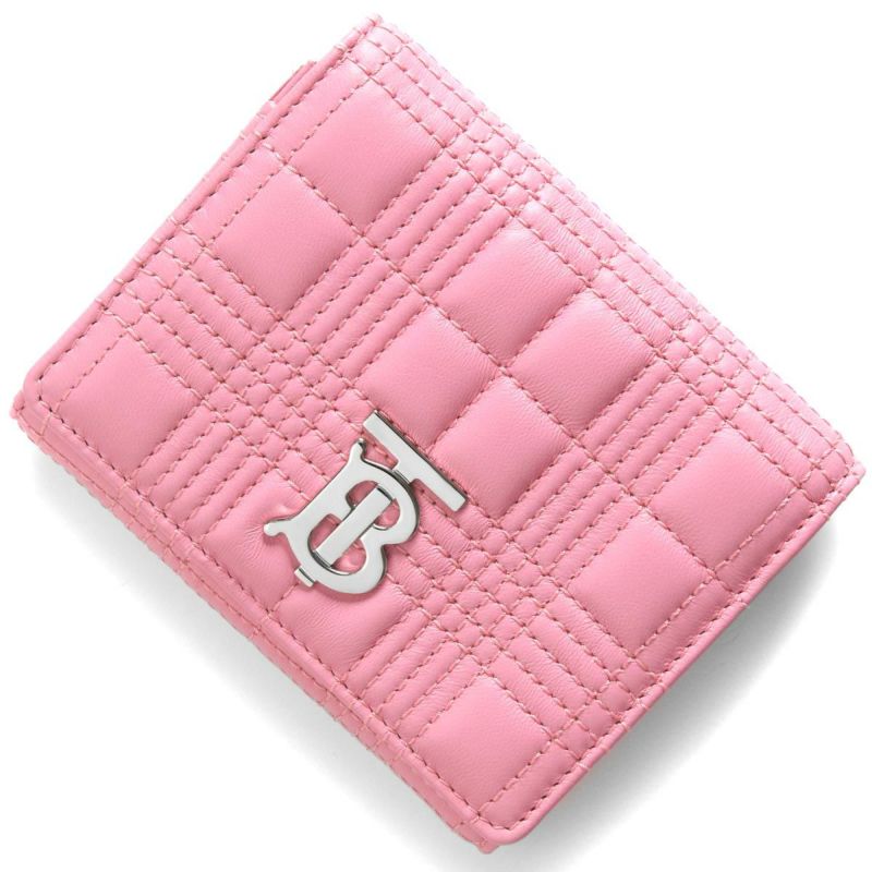 バーバリー 三つ折り財布 財布 レディース ローラ キルティングチェック プリムローズピンク LS LOLA COMPACT WALLET LQC  117394 B1020 8049282 BURBERRY |ブランド腕時計通販なら「 ブルークウォッチカンパニー 心斎橋店」