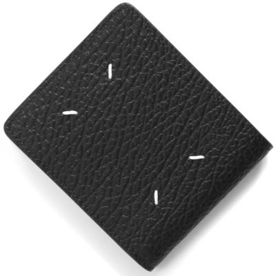22SS新品 メゾン マルジェラ 4ステッチ チェック柄 カードケース 財布 黒中心にも収納箇所がございます
