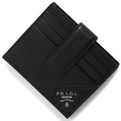 プラダ クレジットカードケース メンズ サフィアーノ メタル ブラック 2MC049 QME F0002 PRADA |ブランド腕時計通販なら「  ブルークウォッチカンパニー 心斎橋店」