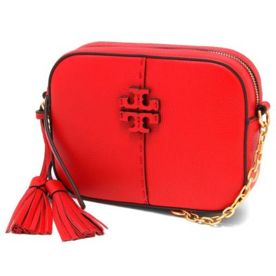 トリーバーチ ショルダーバッグ バッグ レディース マクグロウ カメラ バッグ ブリリアントレッド 64447 612 TORY BURCH  |ブランド腕時計通販なら「 ブルークウォッチカンパニー 心斎橋店」