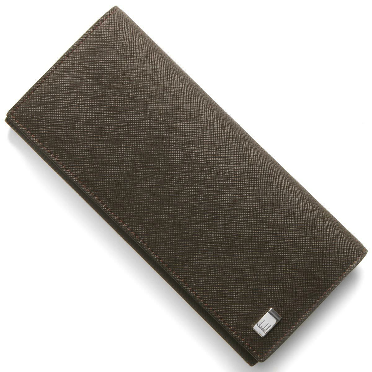 ダンヒル 長財布 財布 メンズ プレーン ダークブラウン DU22R2P12PS  