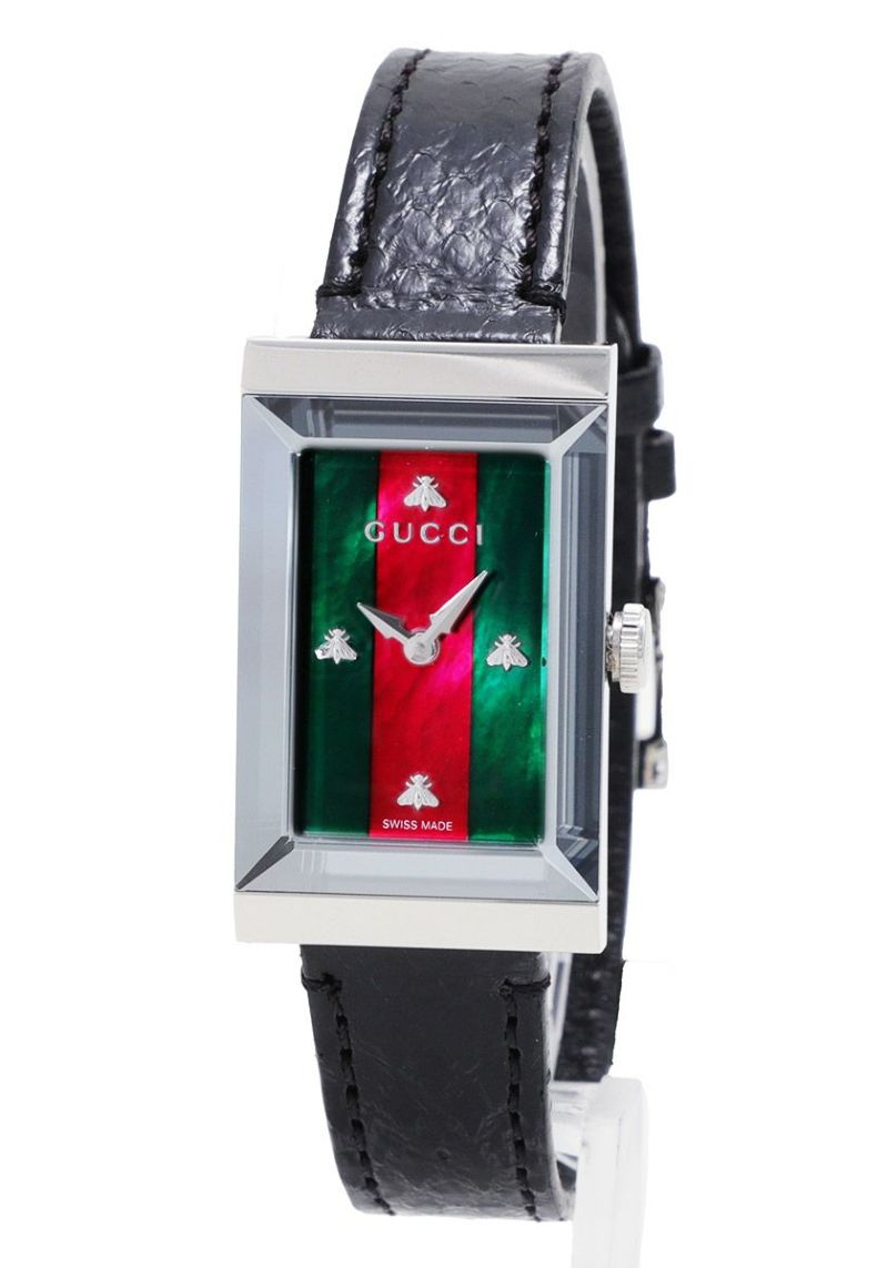 グッチ Gフレーム マザー オブ パール レディース YA147403 |腕時計