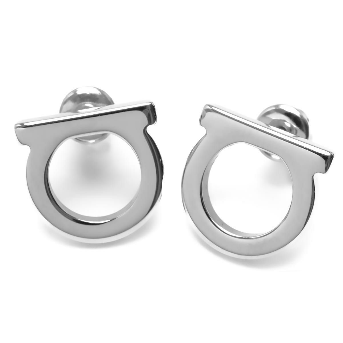 フェラガモ ピアス アクセサリー レディース ガンチーニ L シルバー  