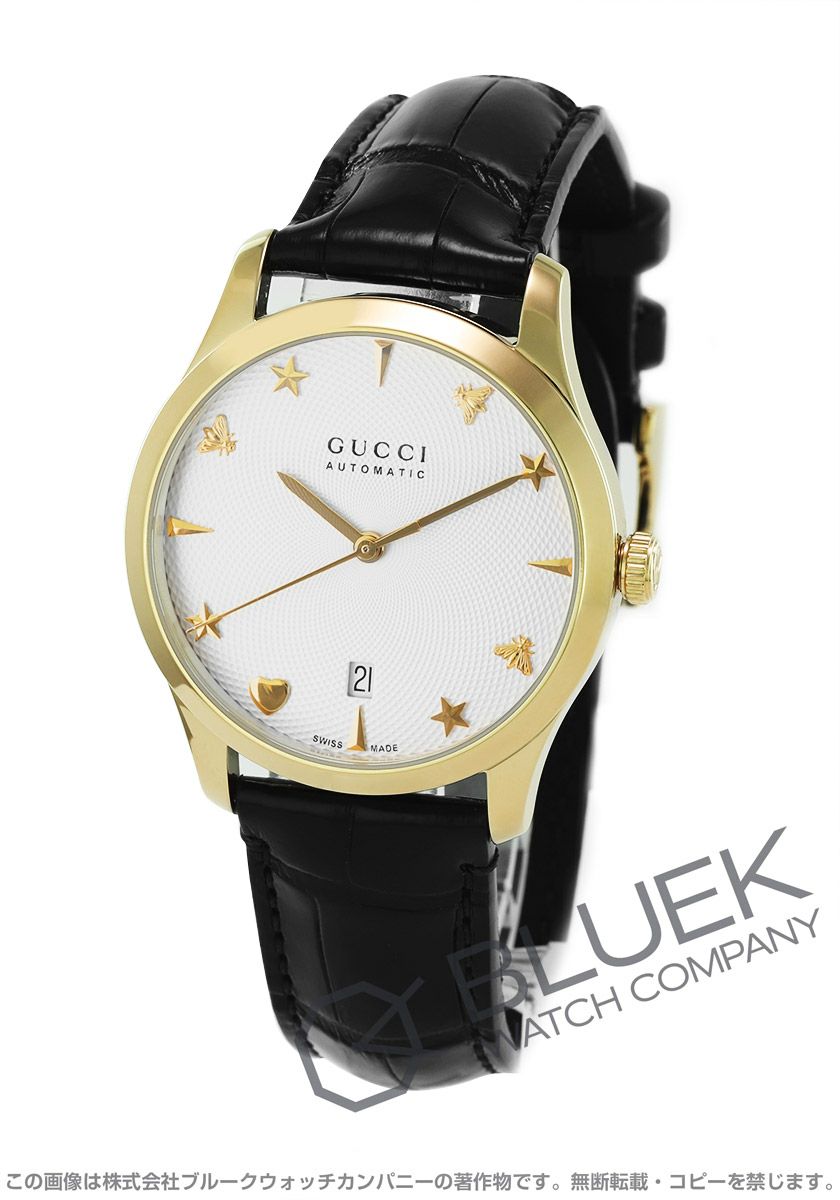 グッチ G-タイムレス アリゲーターレザー ユニセックス YA126470A  