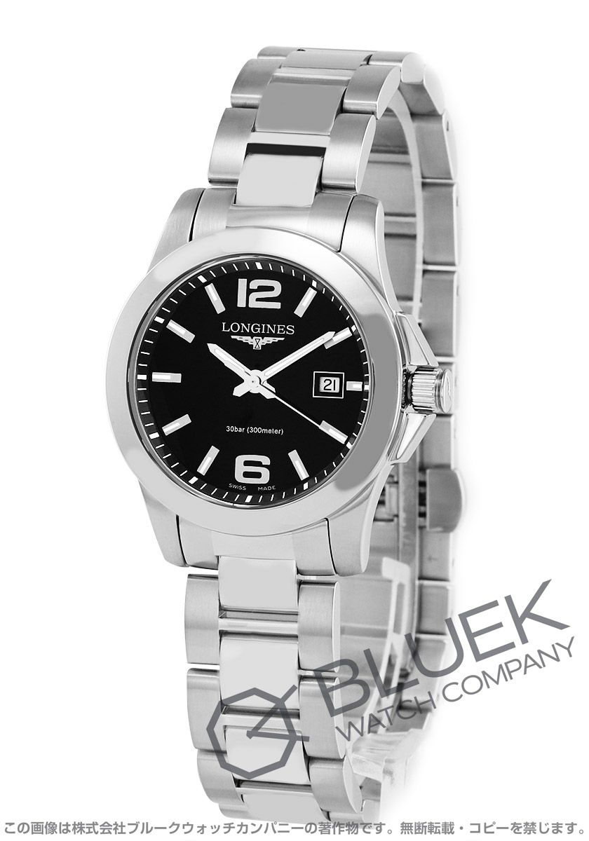 ロンジン コンクエスト 300m防水 レディース L3.376.4.58.6 |腕時計  