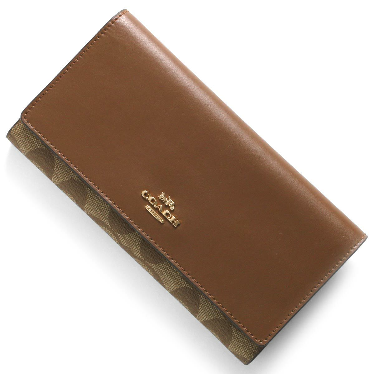 コーチ 長財布（札入れ） 財布 レディース シグネチャー 二つ折り  