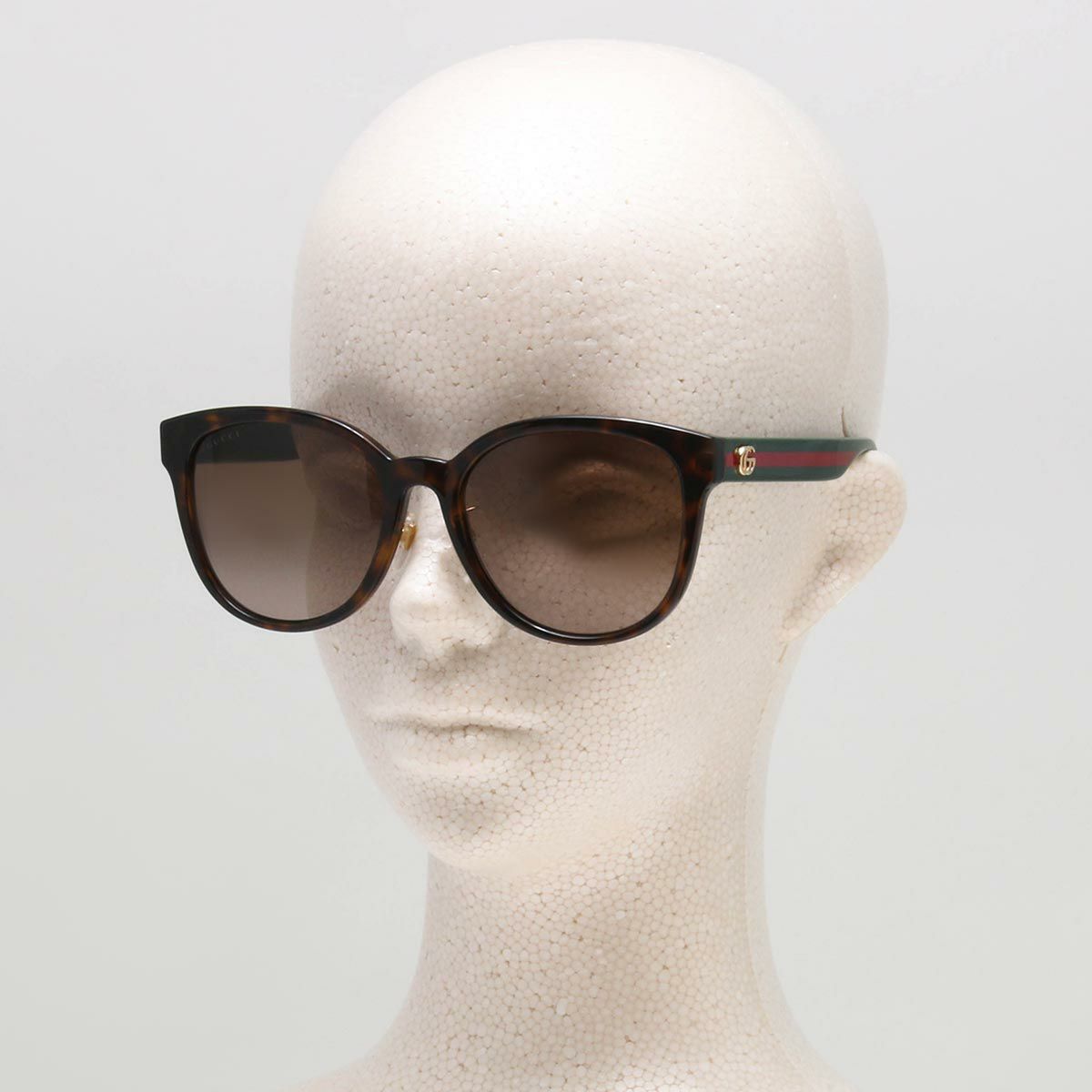 グッチ サングラス メンズ レディース バタフライ UVカット ハヴァナ  