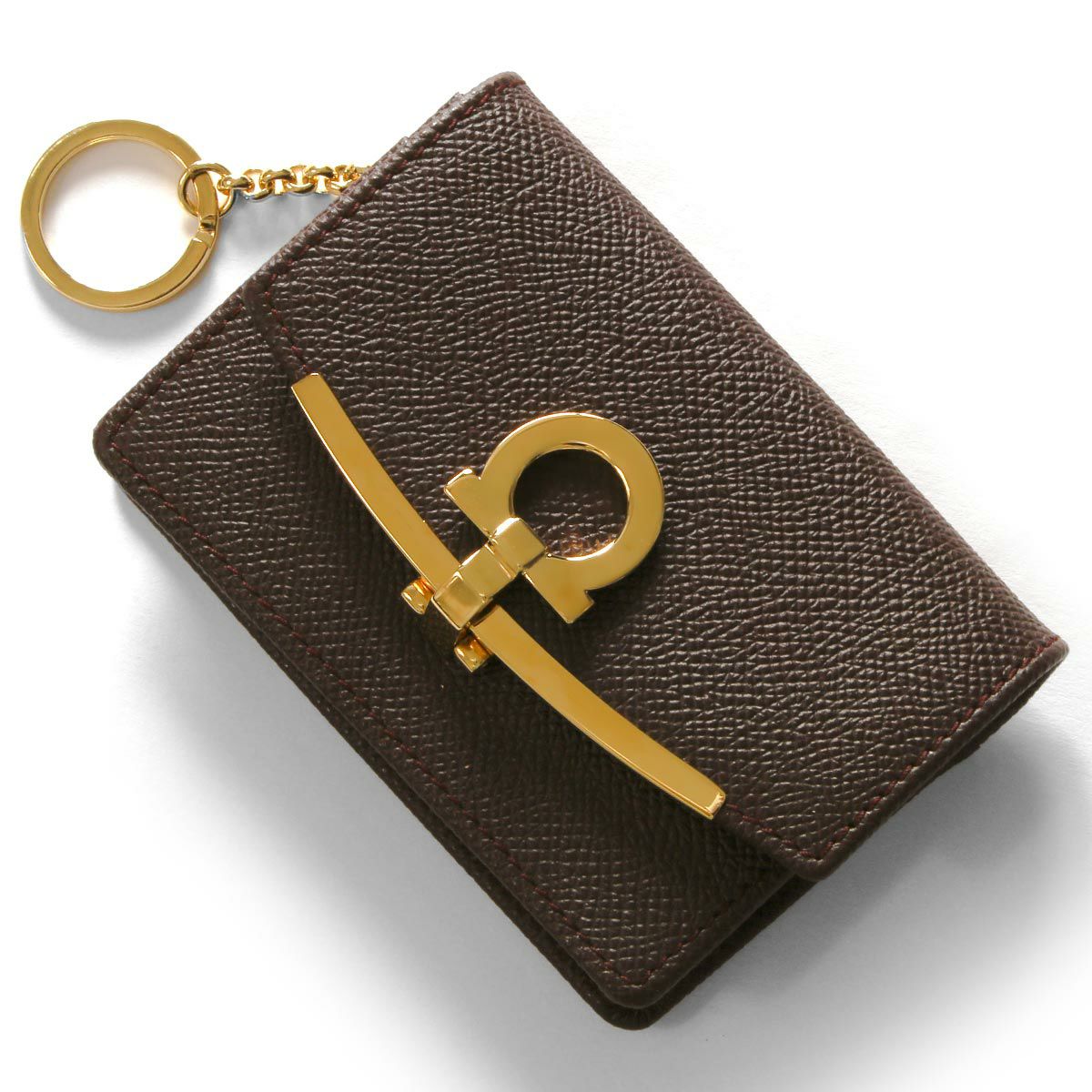 フェラガモ カードケース レディース ガンチーニ ブラック 22D198 NERO  