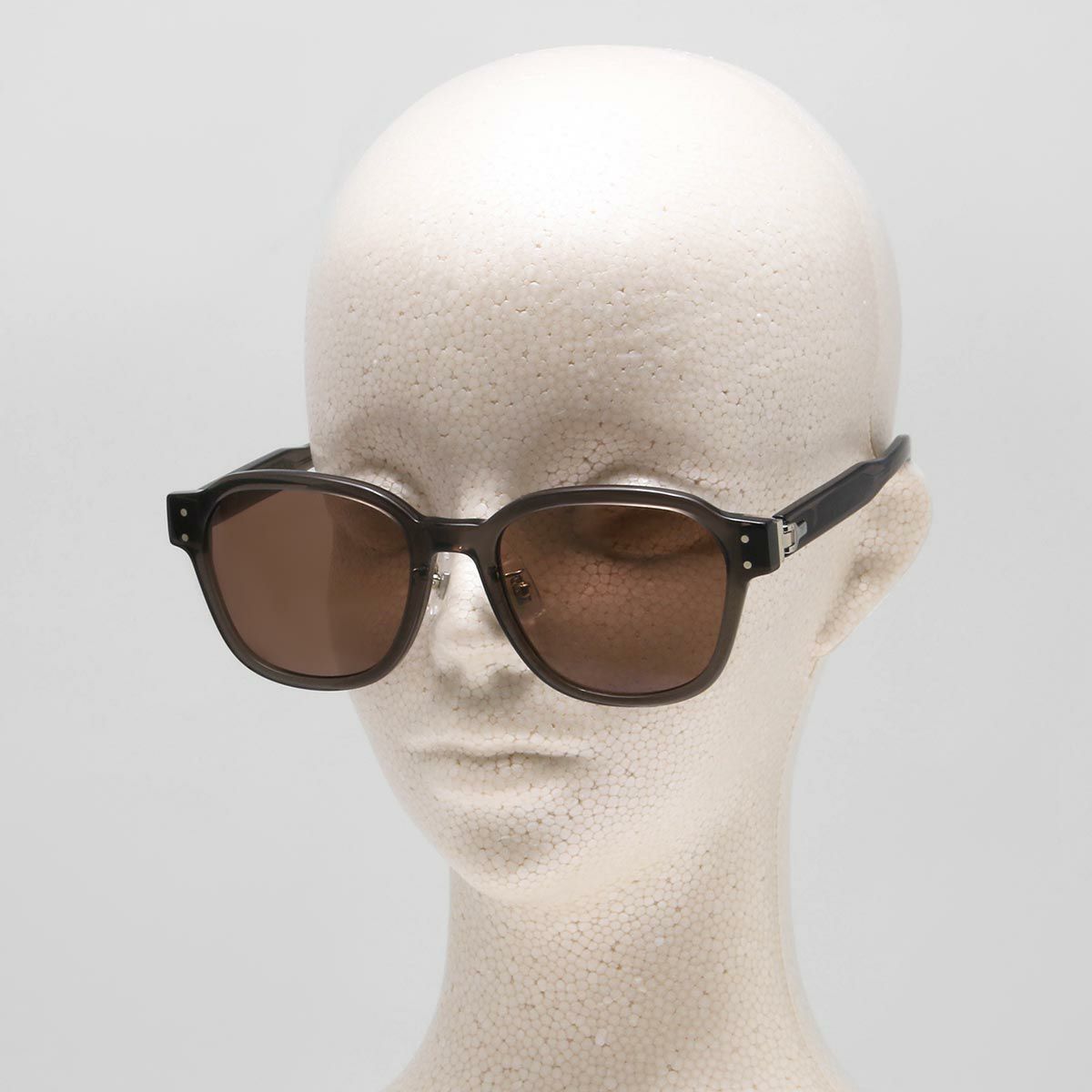 ダンヒル サングラス メンズ ウェリントン UVカット グレー&ブラウン  