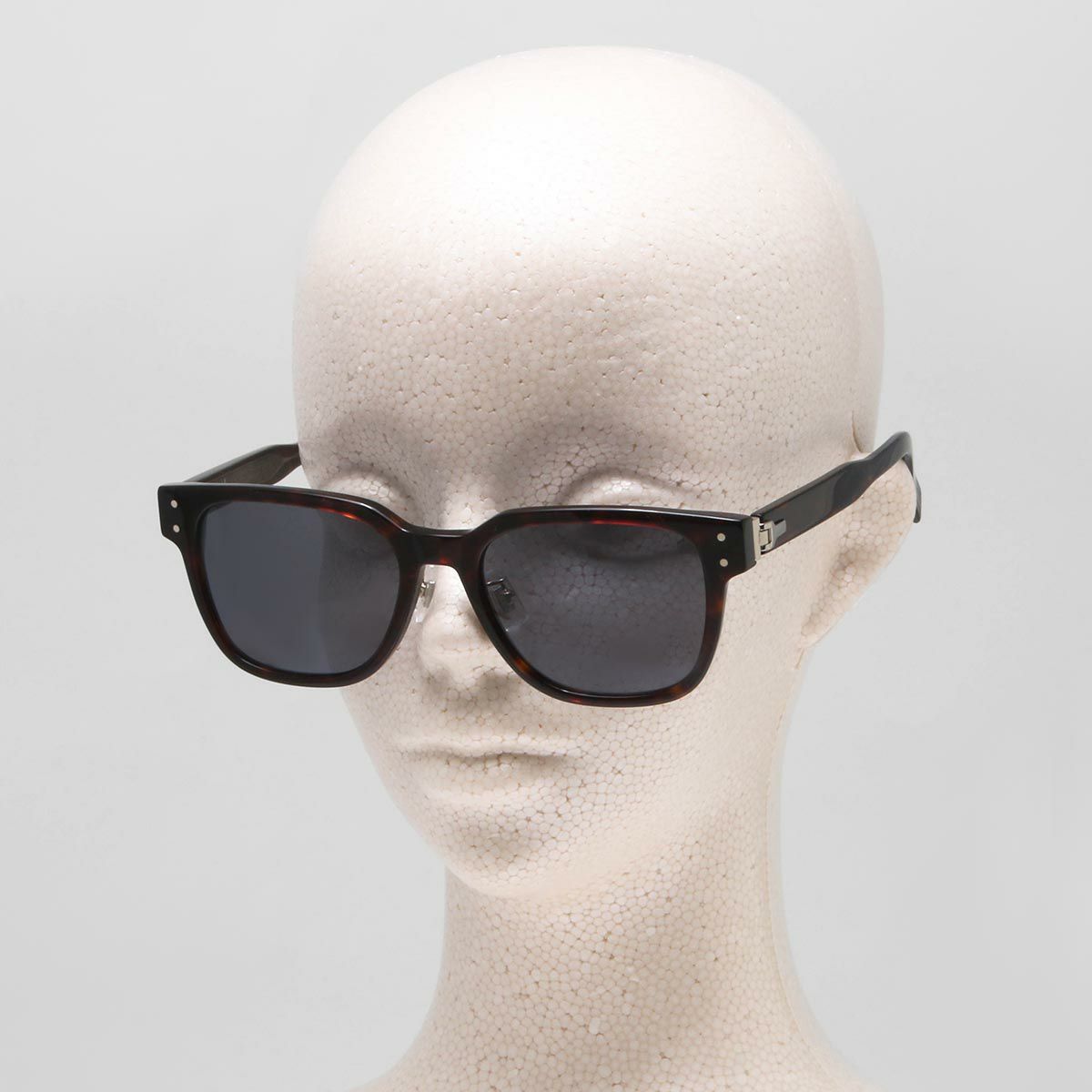 ダンヒル サングラス メンズ ウェリントン UVカット グレー&ブラウン  