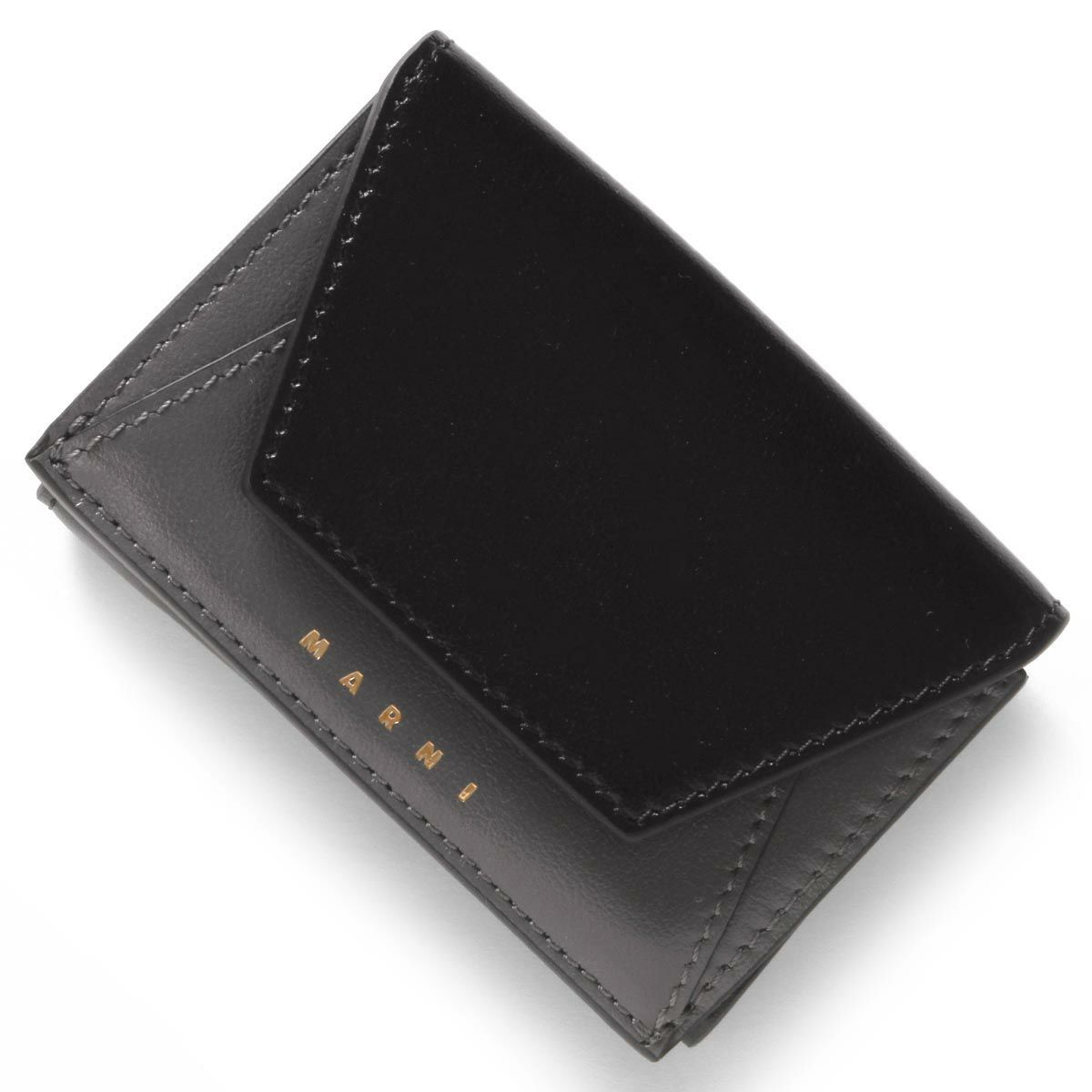 マルニ 三つ折り財布/ミニ財布 財布 レディース シガーブラウン 