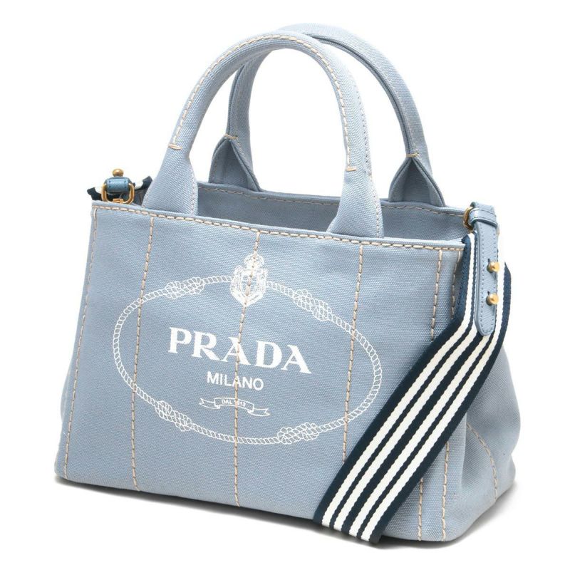 予約中！】 肩掛け 2WAY ロゴプレート カナパ PRADA プラダ バッグ ...