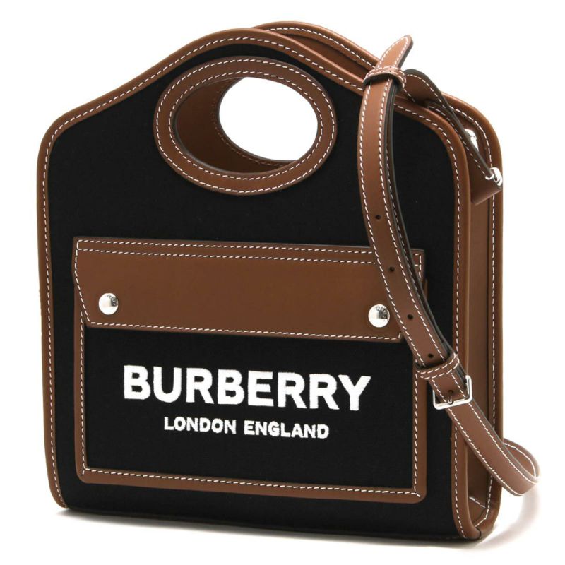 新しいブランド BURBERRY バーバリー ショルダーバッグ 焦茶 ブラウン 