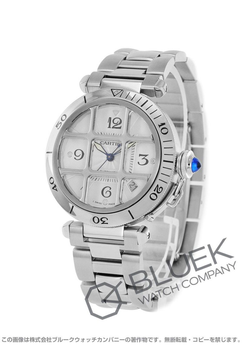 Cartier カルティエ パシャ38 グリッド W31040H3 メンズ 腕時計 