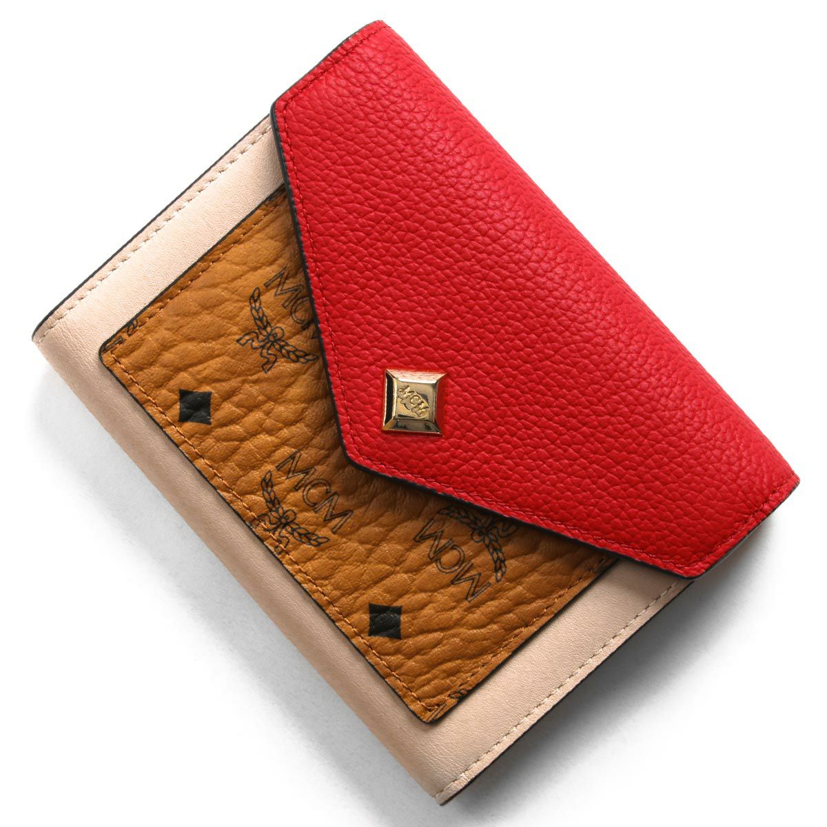 MCM(エムシーエム) グレ 三つ折り財布(連絡用)