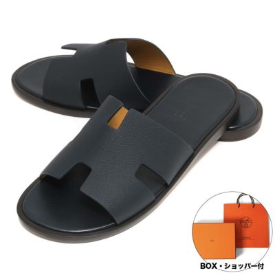 エルメス フラットサンダル シューズ レディース オラン ボックスカーフスキン ノワール(ブラック系) ORAN BOX CALFSKIN NOIR  HERMES |ブランド腕時計通販なら「 ブルークウォッチカンパニー 心斎橋店」