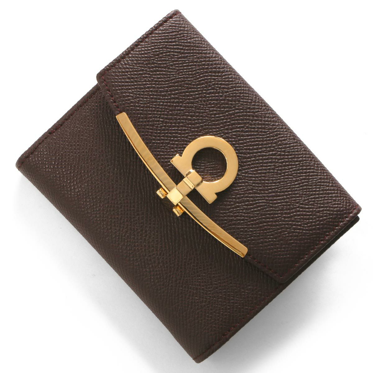 フェラガモ 二つ折り財布 財布 レディース ガンチーニ ヴェルデ  