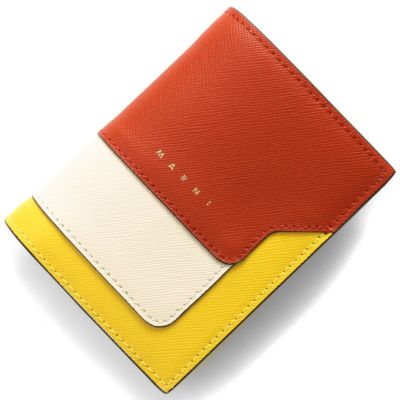 マルニ 二つ折り財布 財布 レディース PFMOQ14U13 LV520 Z585N MARNI