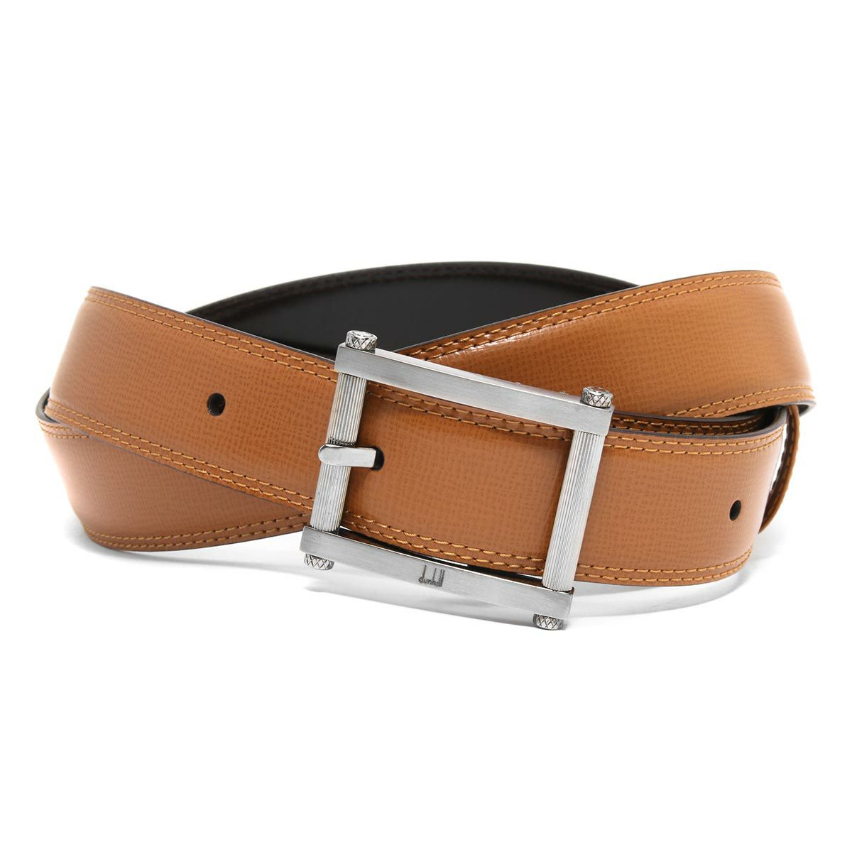 ダンヒル ベルト メンズ リバーシブル タンブラウン&モロダーク  