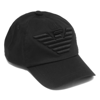 エンポリオアルマーニ キャップ/帽子 メンズ ブラック 627522