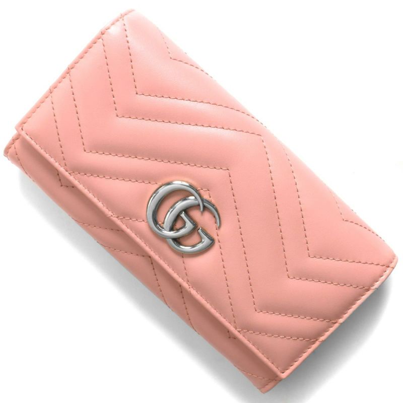 グッチ 長財布 財布 レディース GGマーモント キルティング パステルピンク 443436 DTD1P 5815 GUCCI  |ブランド腕時計通販なら「 ブルークウォッチカンパニー 心斎橋店」