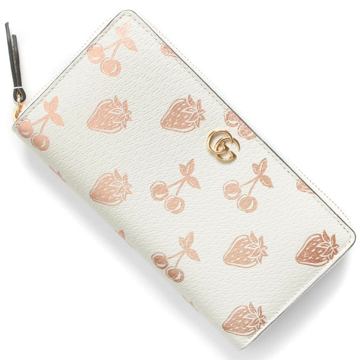 グッチ 長財布 財布 レディース プチGGマーモント ラウンドファスナー  