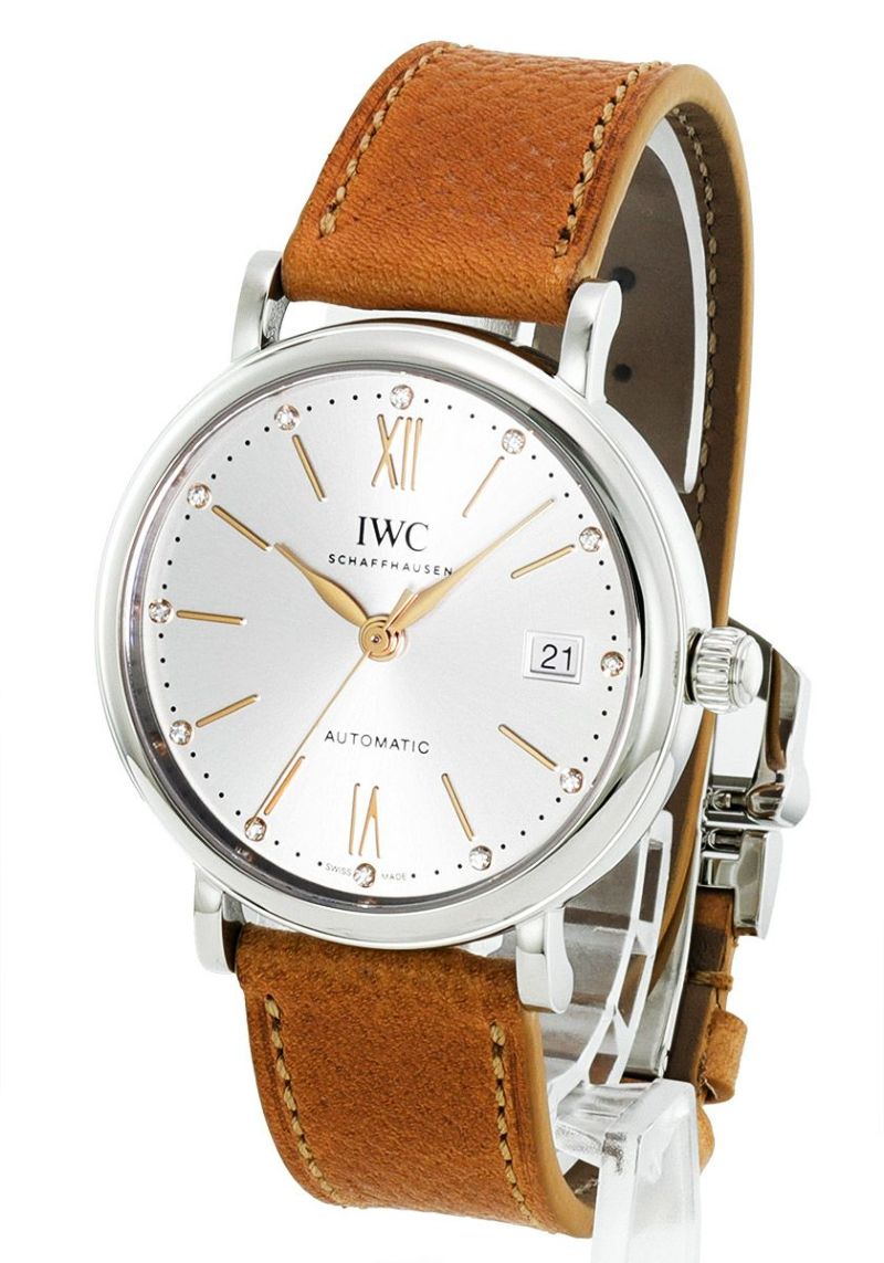 IWC ポートフィノ オートマティック 37 ダイヤ ボーイズ IW458601【中古】 |ブランド腕時計通販なら「 ブルークウォッチカンパニー  心斎橋店」