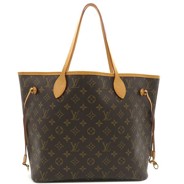 ルイヴィトン LOUIS VUITTON トートバッグ ネヴァーフル MM ベージュ ...