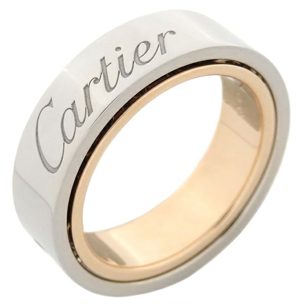 カルティエ Cartier リング 指輪 ラブシークレット K18WG/K18PG ...