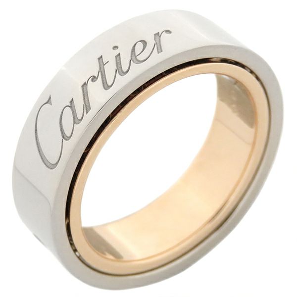 カルティエ Cartier リング 指輪 ラブシークレット K18WG/K18PG