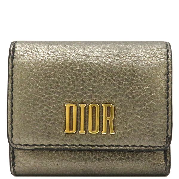 クリスチャン・ディオール Christian Dior 三つ折り財布 DIORロゴ