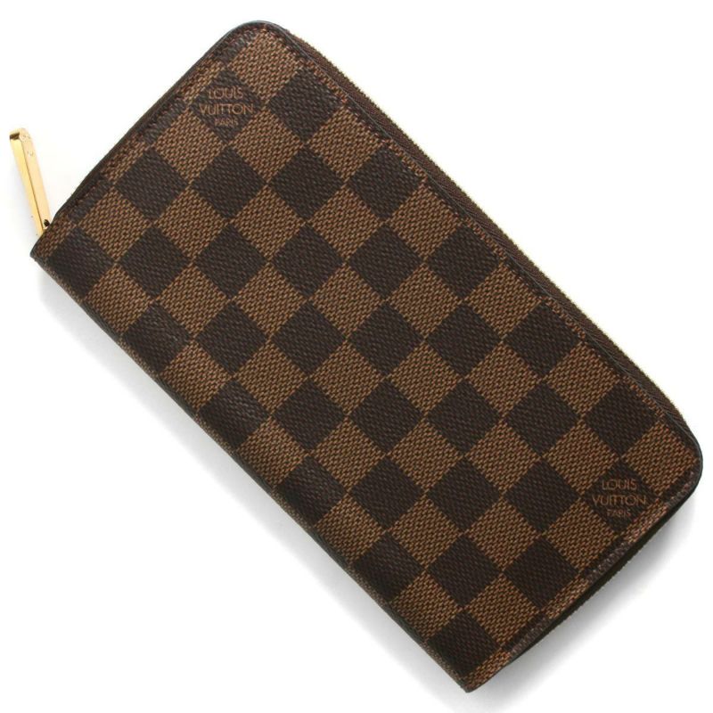 【LOUIS VUITTON】ルイヴィトン ジッピーウォレット ダミエ エベヌ N41661 GI0159/ok03031kw