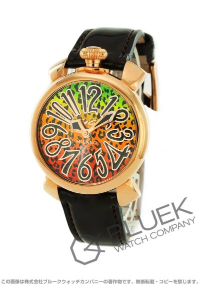 季節のおすすめ商品 ガガミラノ マヌアーレ40ミリ ピンク 腕時計 - caminhar.org