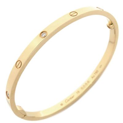 カルティエ Cartier ブレスレット LOVE ラブブレス K18PG/K18WG 