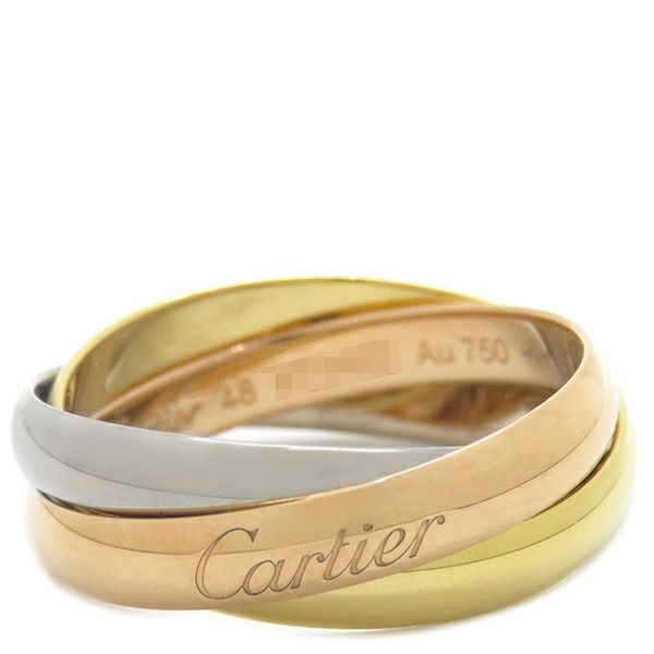 カルティエ Cartier リング 指輪 トリニティ SM K18WG/K18YG/K18PG