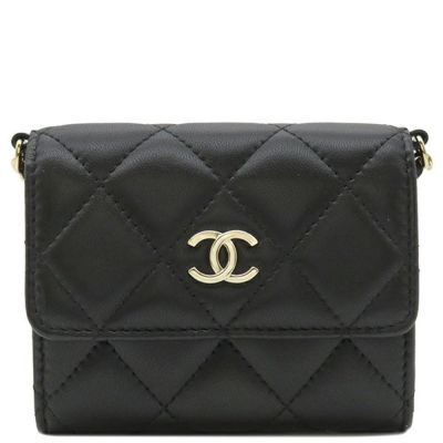 シャネル CHANEL チェーンウォレット ミニマトラッセ パール