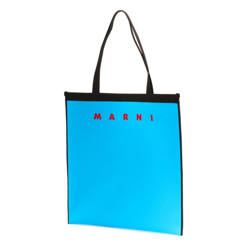 MARNI トートバッグ 黒 青 マルニ トートバッグ/ショッピングバッグ バッグ メンズ