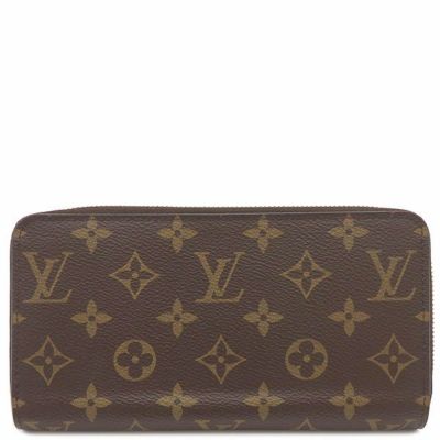 ルイヴィトン LOUIS VUITTON 長財布 ジッピー ウォレット コクリコ 茶