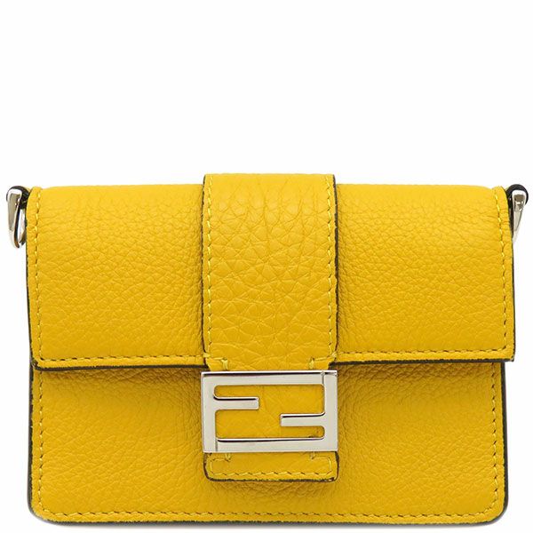 フェンディ FENDI ショルダーバッグ マイクロ フラット バゲット