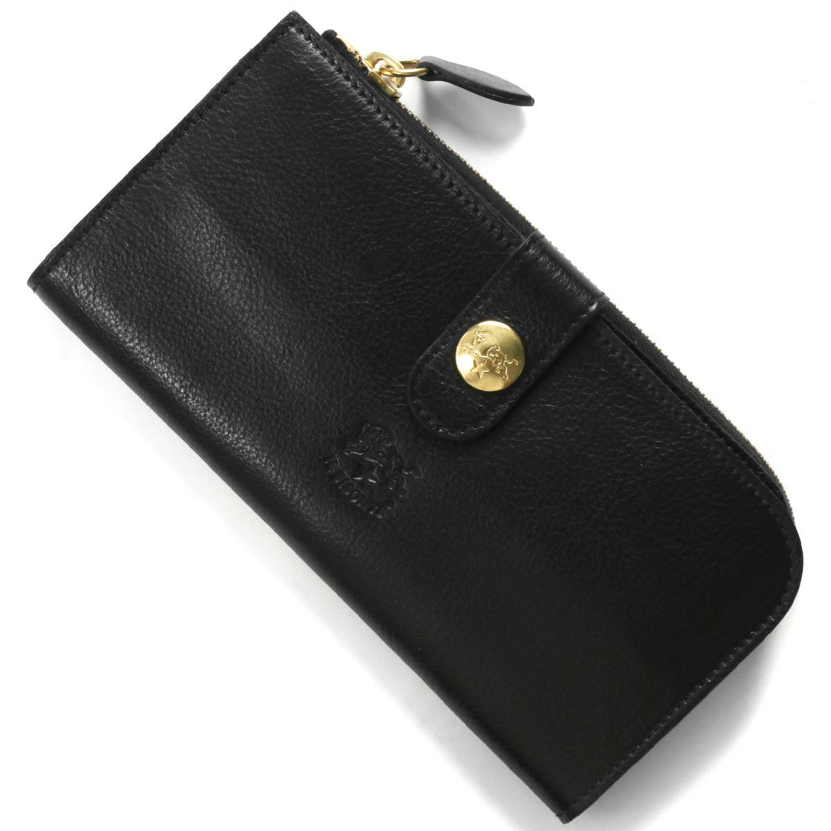 イルビゾンテ 長財布 財布 レディース 二つ折り ブラック SCW068  