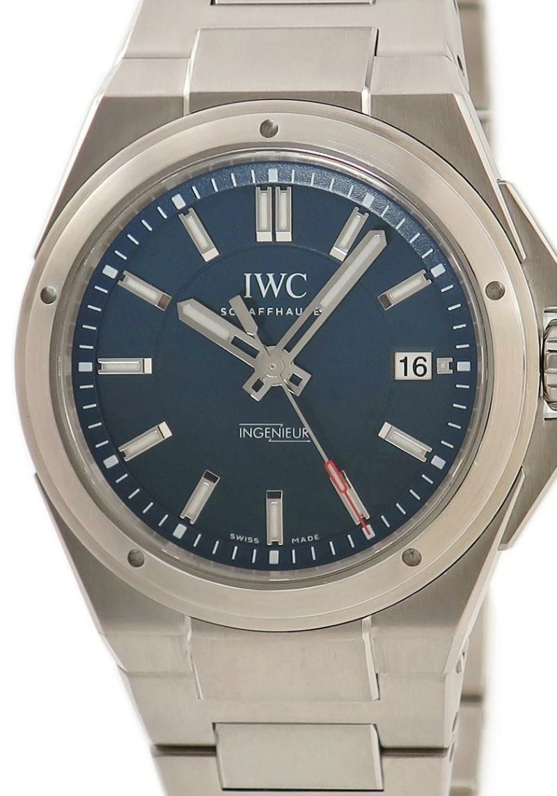 IWC インヂュニア ローレウス スポーツフォーグッド IW323909 青 紺 バー 限定 自動巻き |ブランド腕時計通販なら「  ブルークウォッチカンパニー 心斎橋店」