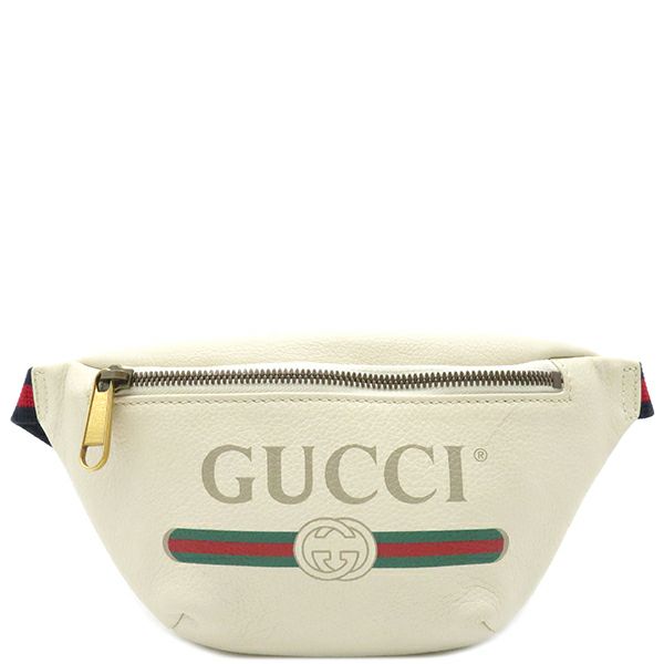 グッチ GUCCI ウエストバッグ ウェブ ロゴプリント スモールベルト