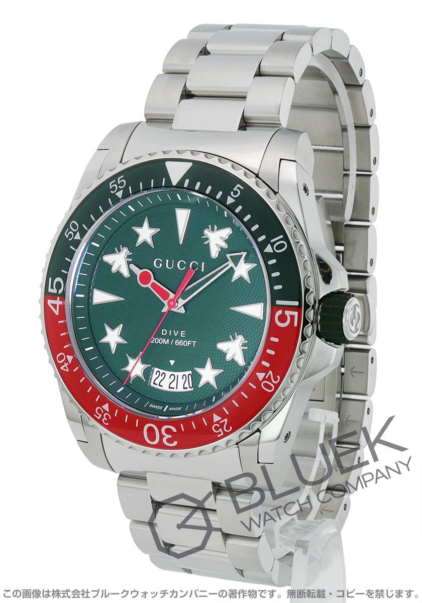 362【美品】GUCCI 時計 箱付き メンズ 126.4 Gタイムレス デイト  