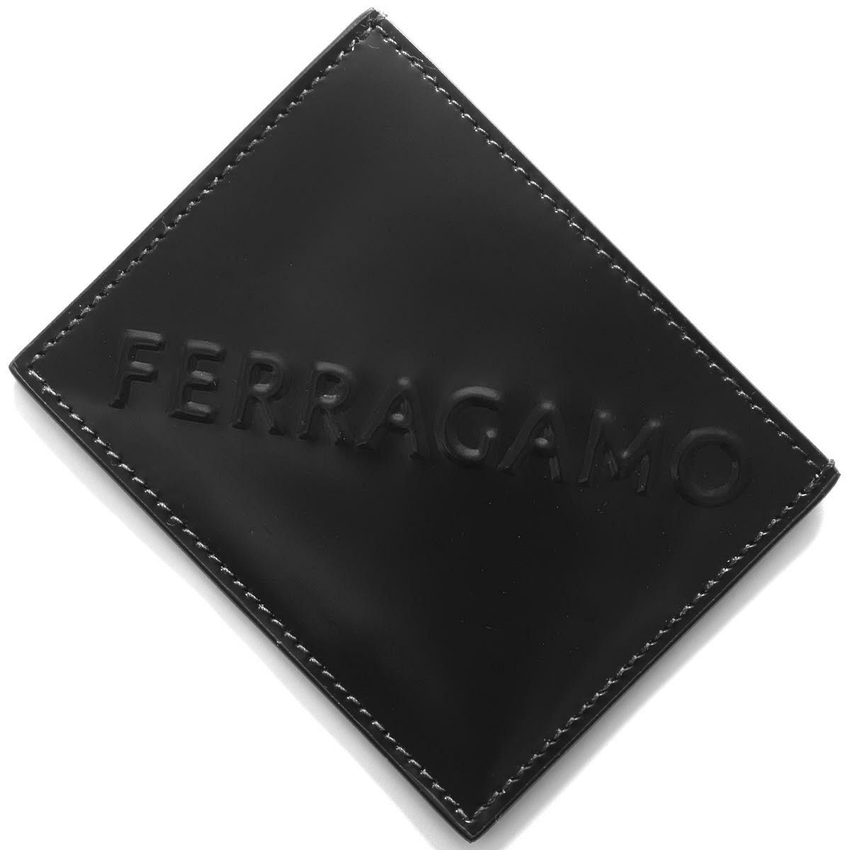 フェラガモ カードケース メンズ ブラック 661332 NERO 0770104  
