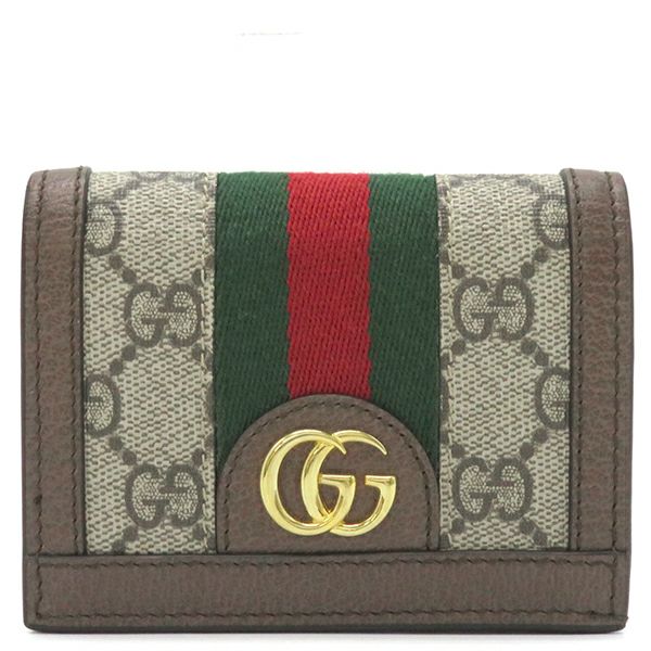 グッチ 二つ折り財布 財布 レディース GGスプリーム レ ポム アップル 