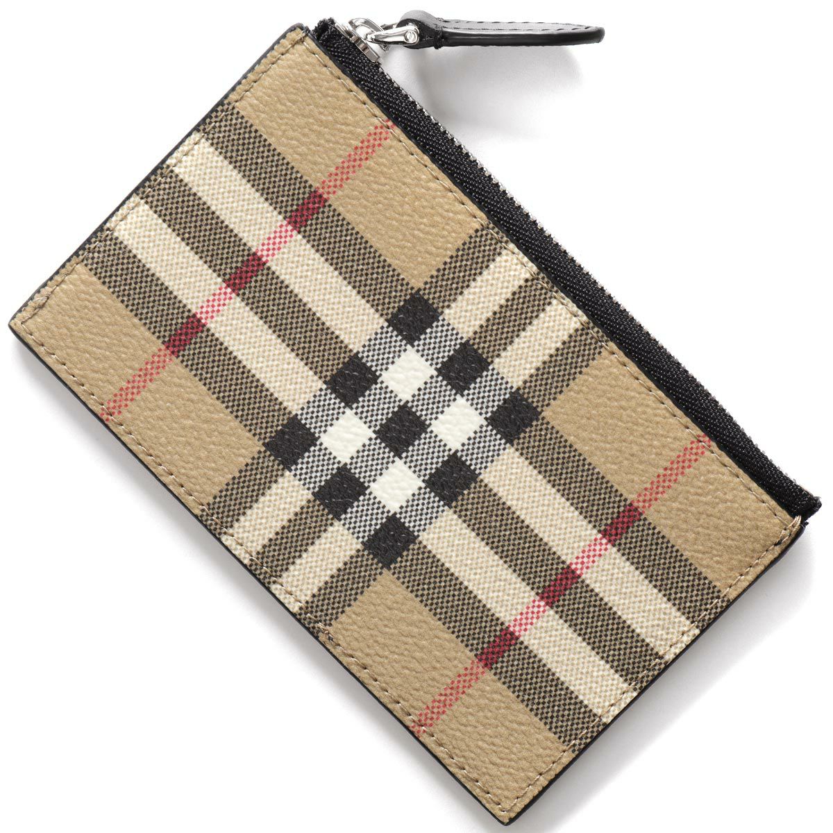 BURBERRY (バーバリー) PVC ノバチェック レザー フラグメントカード  