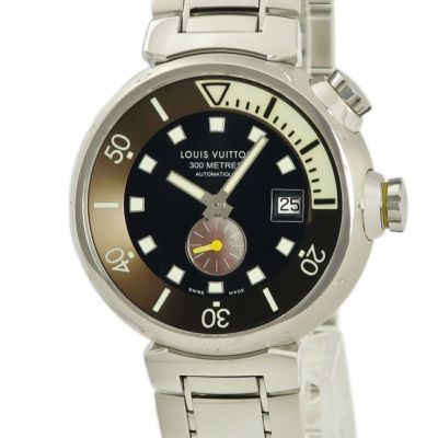 ルイヴィトン タンブール GMT メンズ Q1D31【中古】 |ブランド腕時計通販なら「 ブルークウォッチカンパニー 心斎橋店」